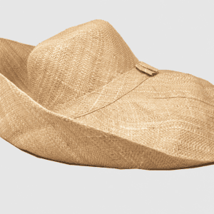 Raffia Capeline Hat — 16 cm Brim