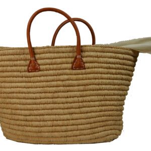 Natural Raffia Boat Beach Bag