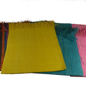 Woven Raffia Beach Mat — 180 × 70 cm
