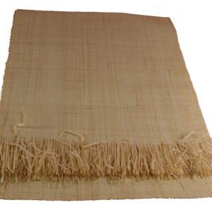 Woven Raffia Beach Mat — 180 × 70 cm